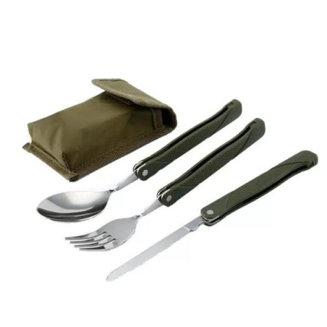 KIT DE CUBIERTOS PARA CAMPING