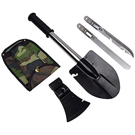 Kit de Supervivencia: Pala + Hacha + Sierra + Cuchillo