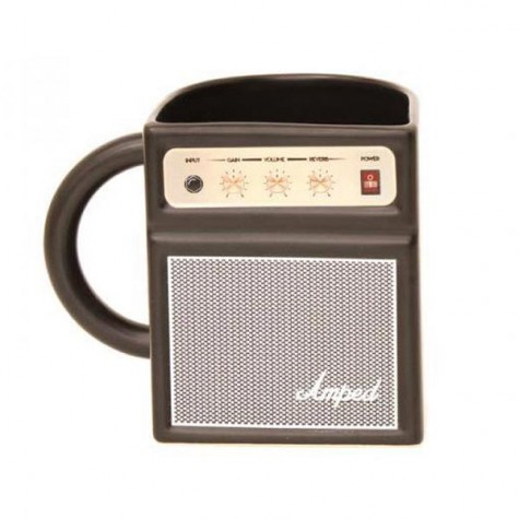 TAZA AMPLIFICADOR RADIO RETRO