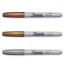 SHARPIE PUNTA FINA METALICO