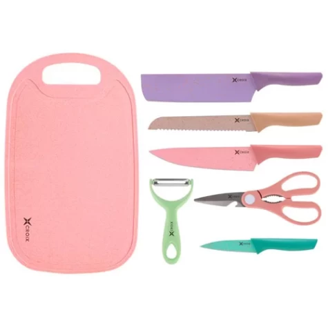 SET DE CUCHILLOS CROIX 7PCS COLOR