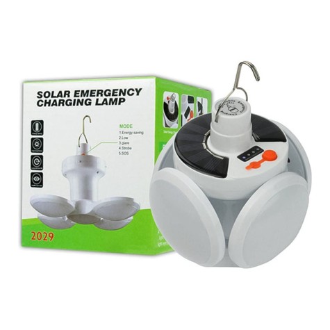Lampara LED solar Recargable