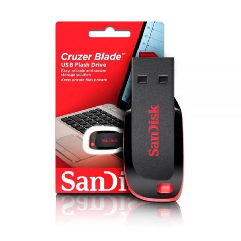 Pendrive SanDisk Z50 Cruzer Blade 16, 32, 64 GB - Negro