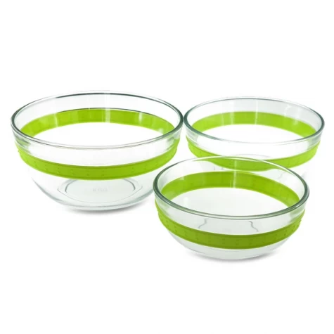 BOWL DE VIDRIO DE 3 PCS