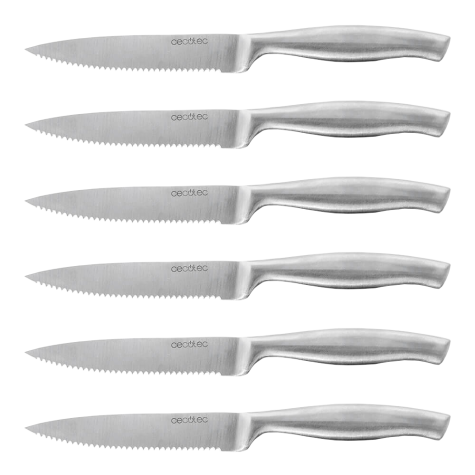 Set De 6 Cuchillos Para Carne Profesionales